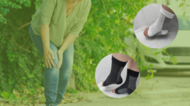 The compression sock that helps relieve pain and tired legs syndrome in just 40 seconds….